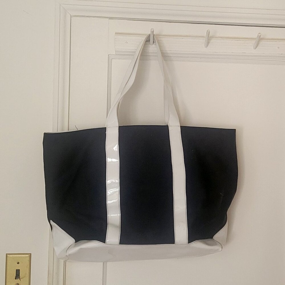 ⭕ 5 /$17 - XL x-large 21" Canvas Carry All Shopping Picnic Travel Diaper Bag